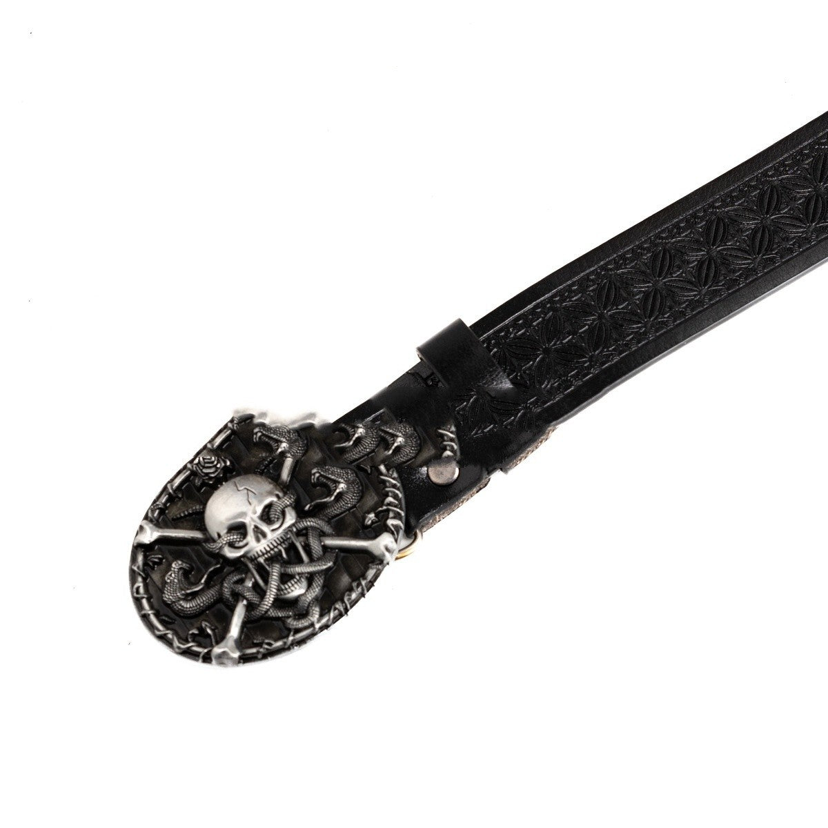 Arven Retro Alloy Buckle PU Belt