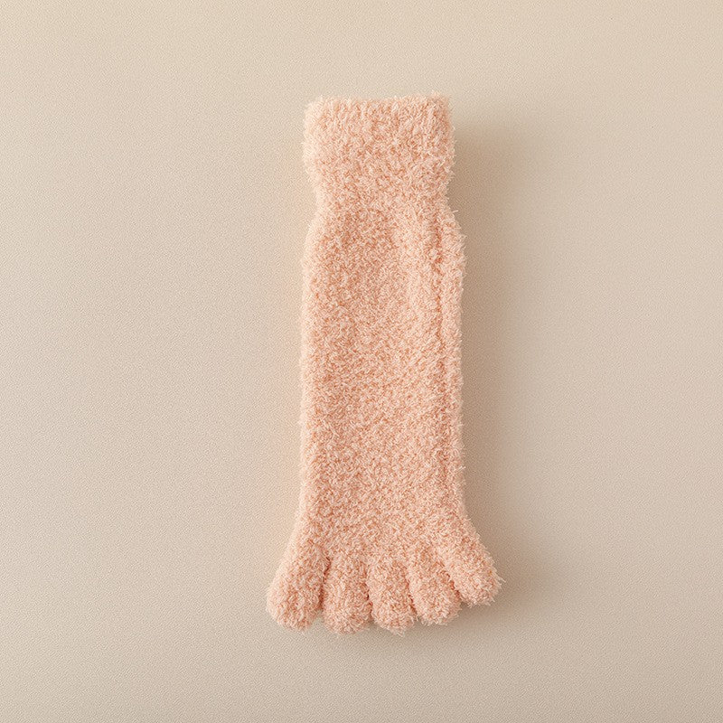 CozyFleece Women’s Five-Toe Thermal Socks
