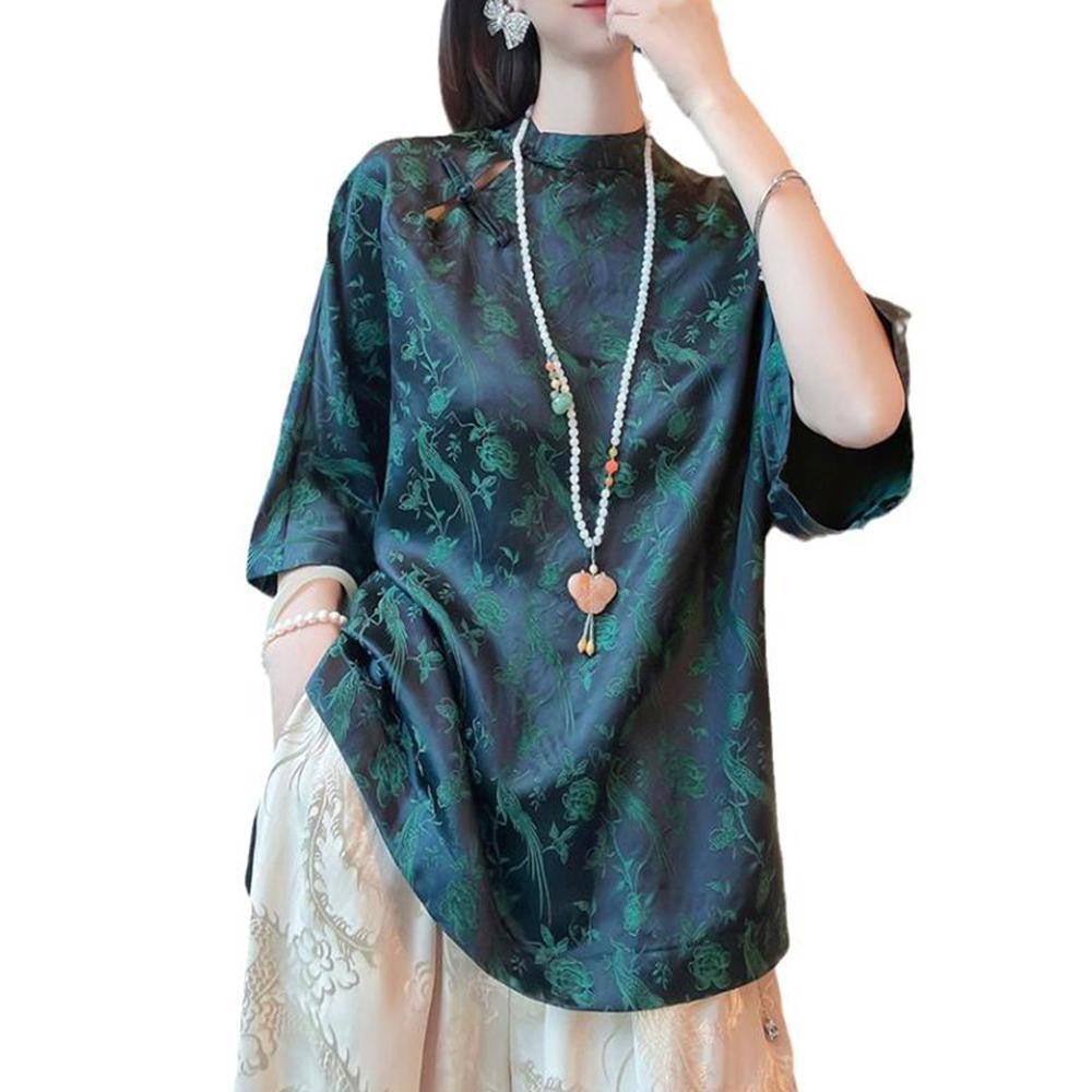 Liora Acetate Buckle Top