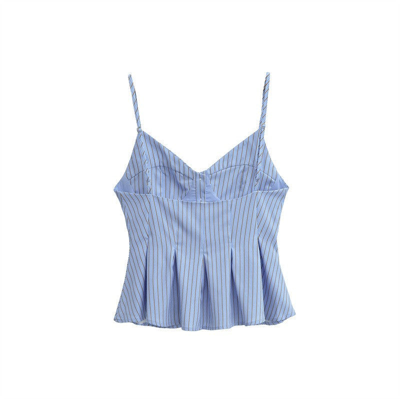 Liora Pleated Poplin Cami