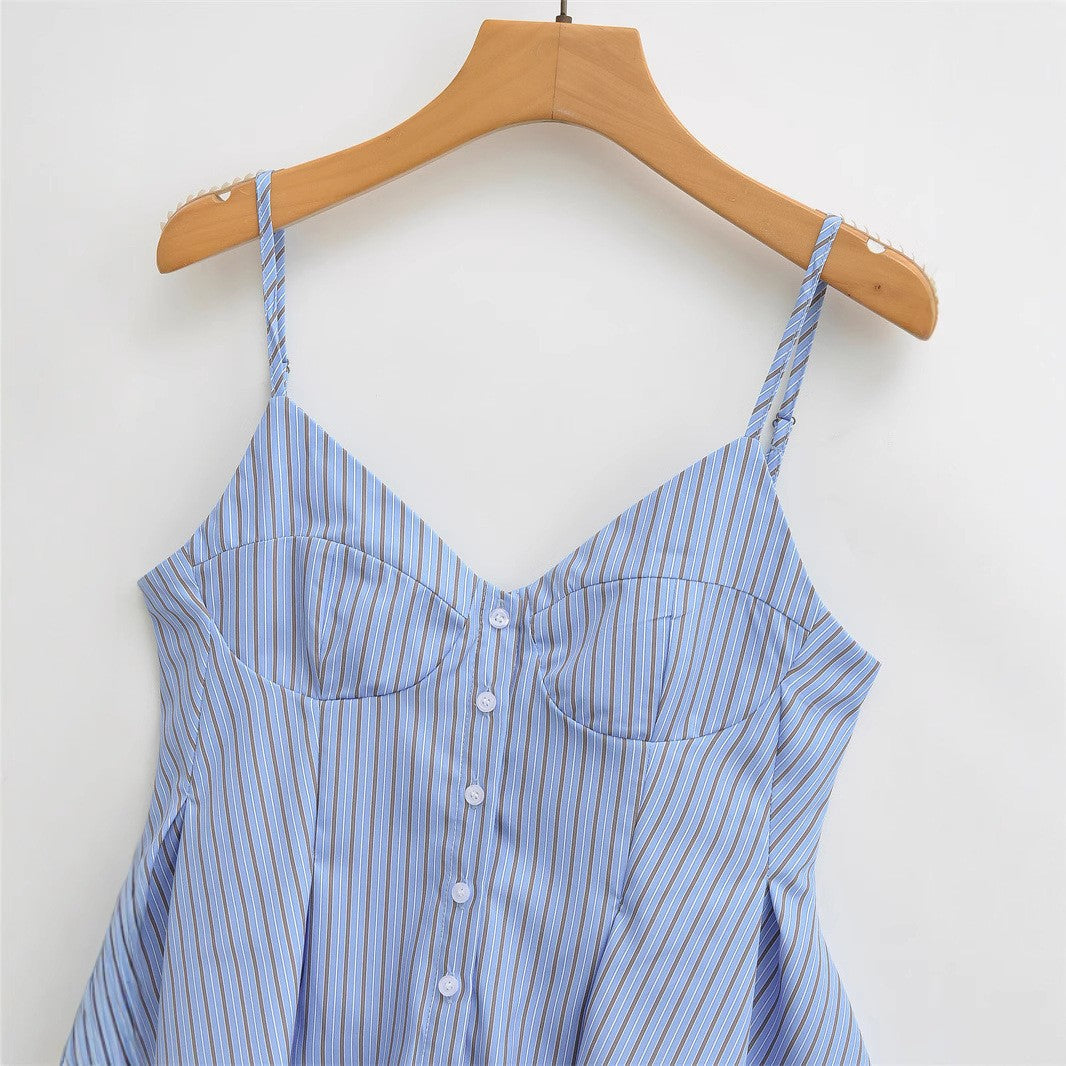 Liora Pleated Poplin Cami