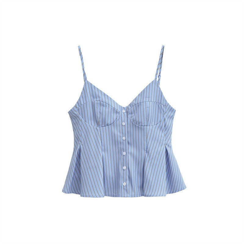 Liora Pleated Poplin Cami