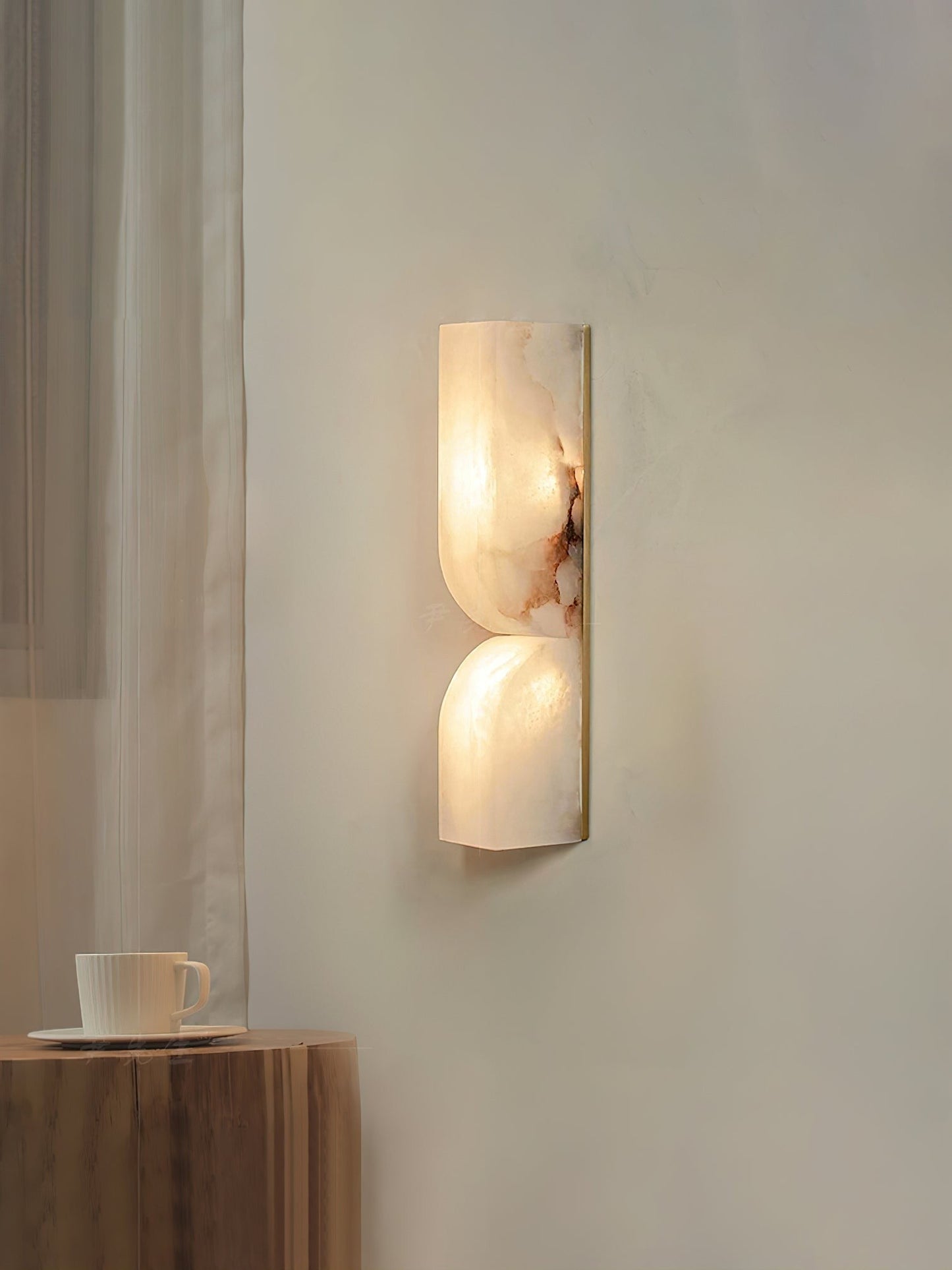 Alabaster Essence Vertical Wall Sconce