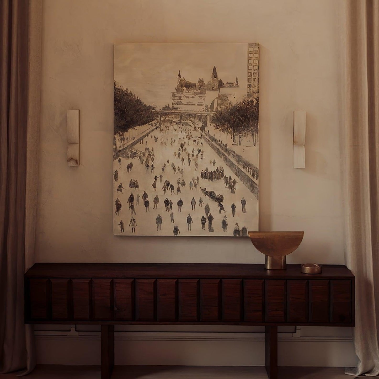 Alabaster Essence Vertical Wall Sconce