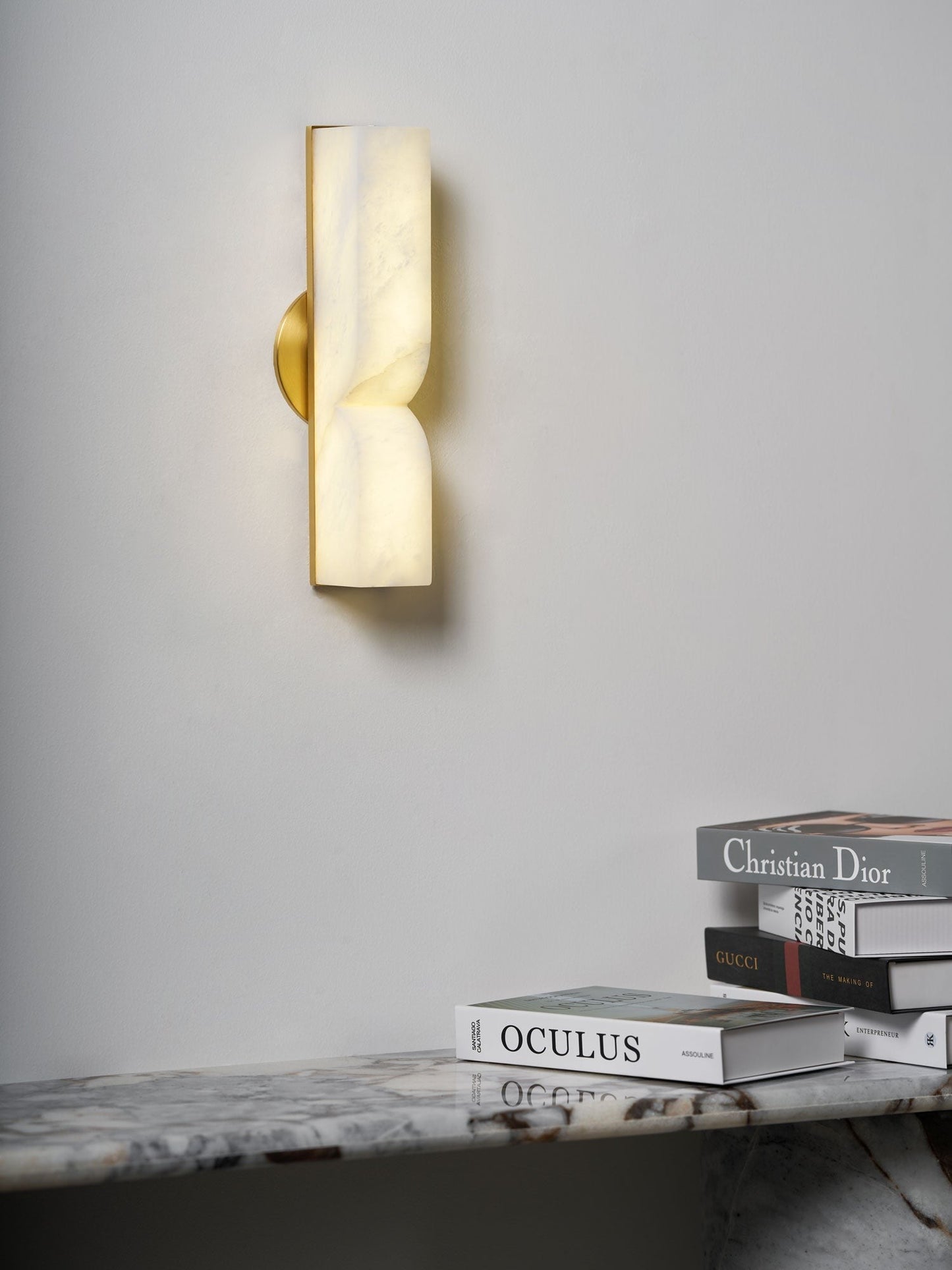 Alabaster Essence Vertical Wall Sconce
