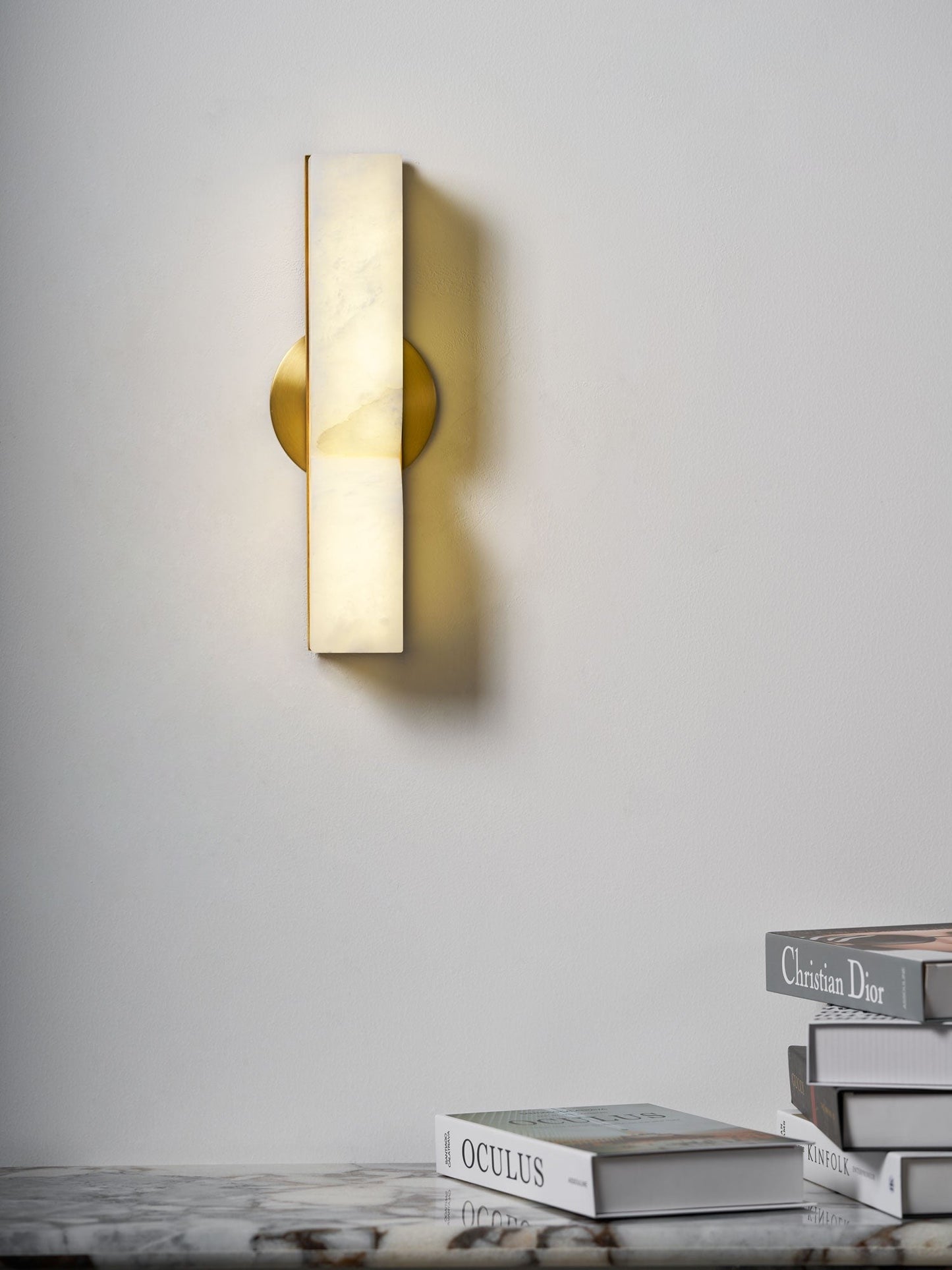 Alabaster Essence Vertical Wall Sconce