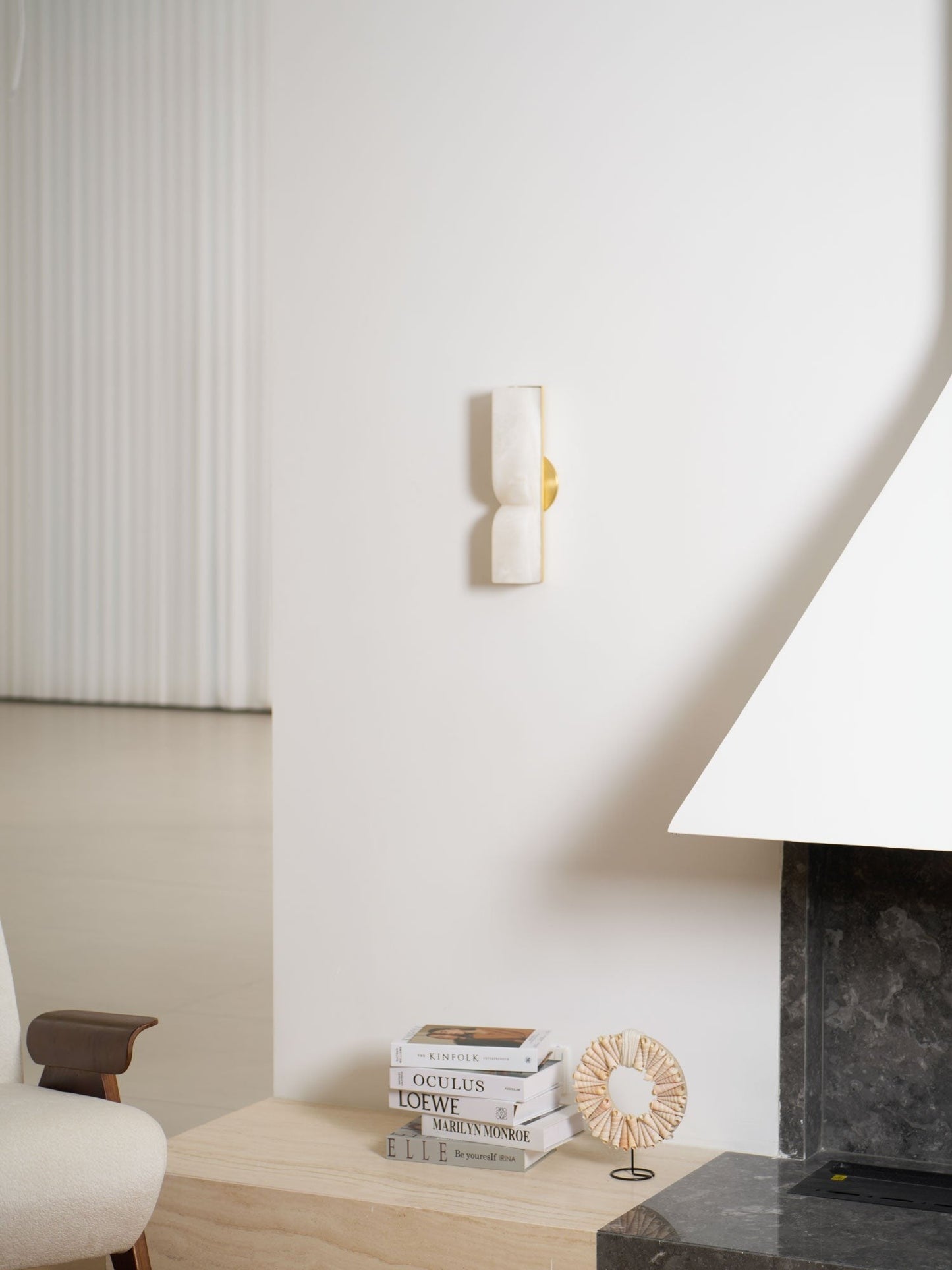 Alabaster Essence Vertical Wall Sconce
