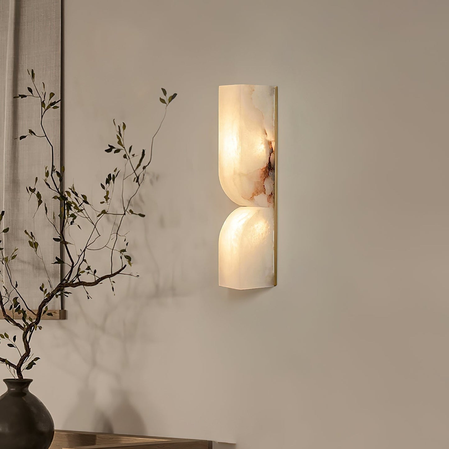 Alabaster Essence Vertical Wall Sconce