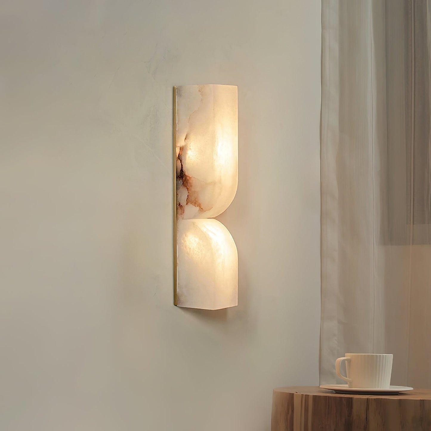 Alabaster Essence Vertical Wall Sconce