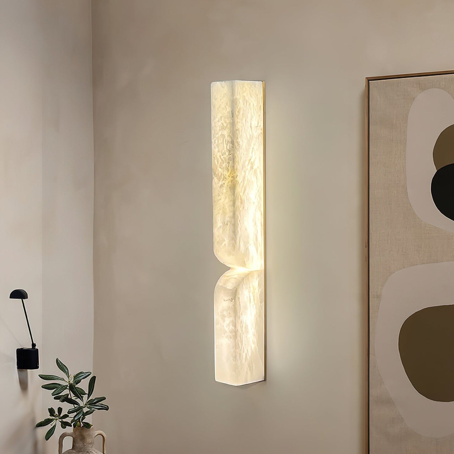 Alabaster Essence Vertical Wall Sconce