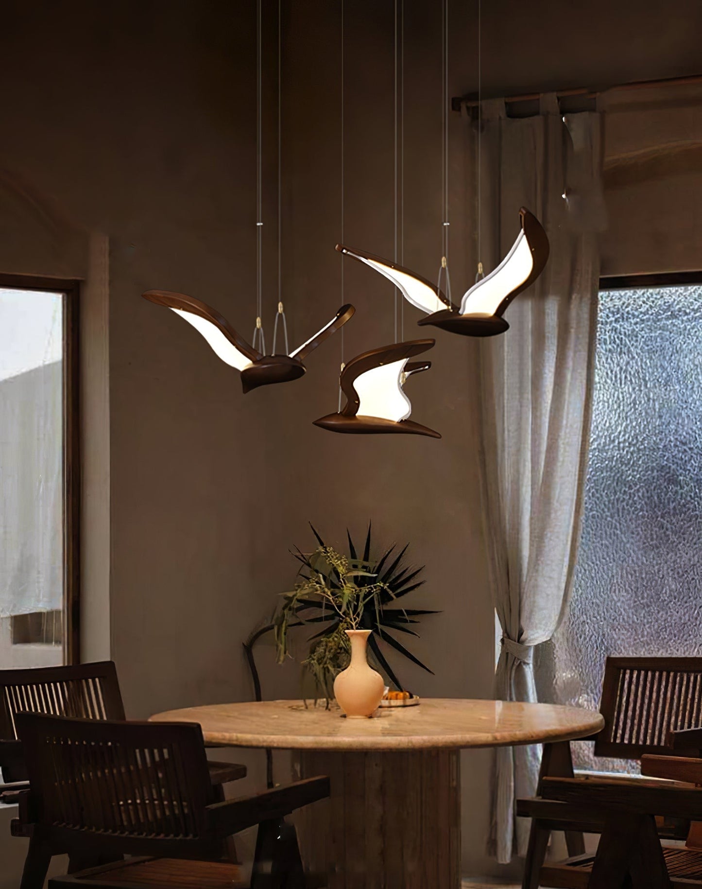 Avina Wing Sculptural Pendant Light