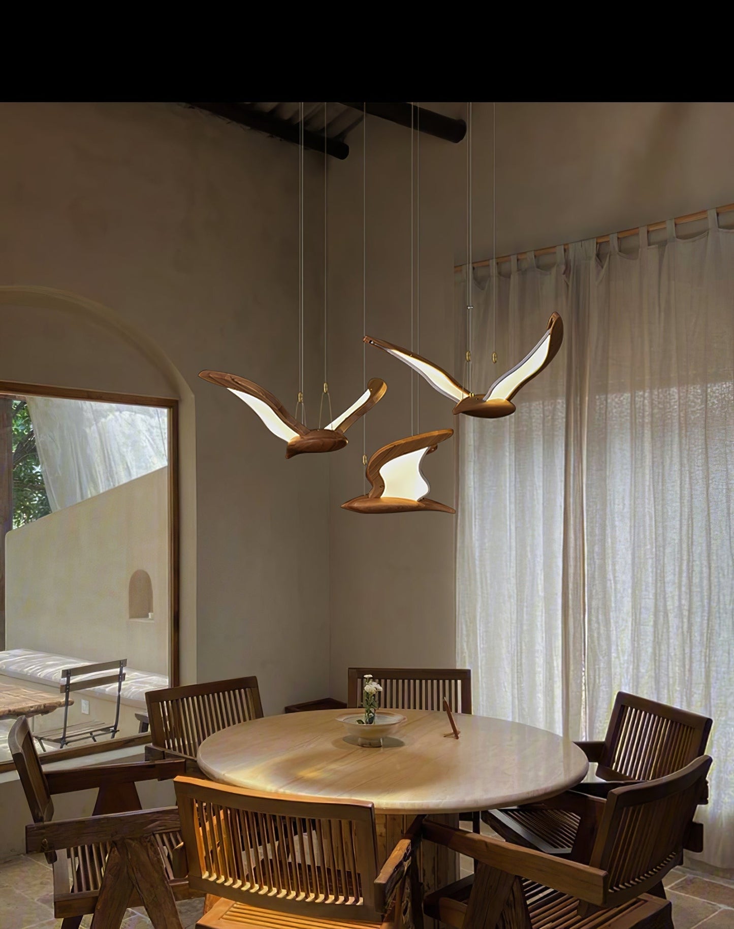 Avina Wing Sculptural Pendant Light