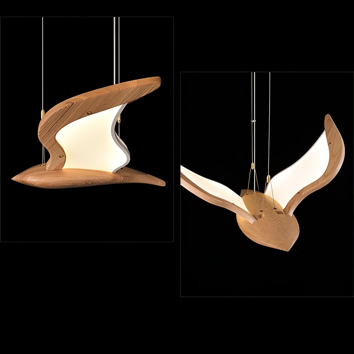 Avina Wing Sculptural Pendant Light