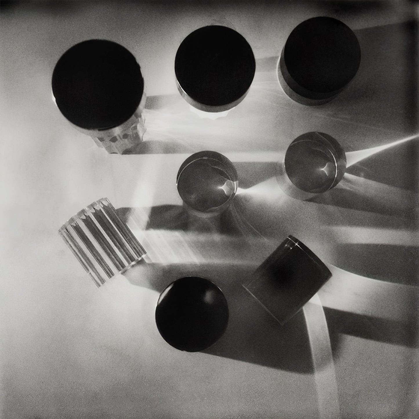 Column Glow Portable Glass Table Lamp