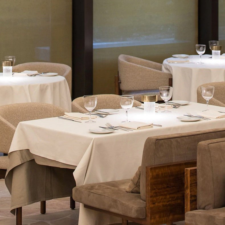 Column Glow Portable Glass Table Lamp