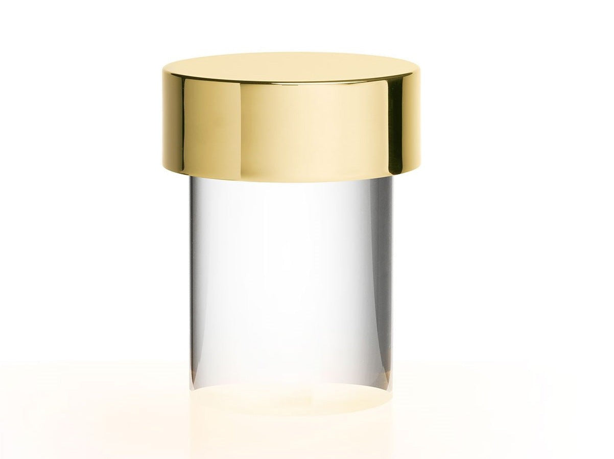 Column Glow Portable Glass Table Lamp