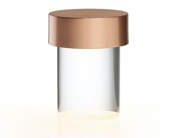 Column Glow Portable Glass Table Lamp