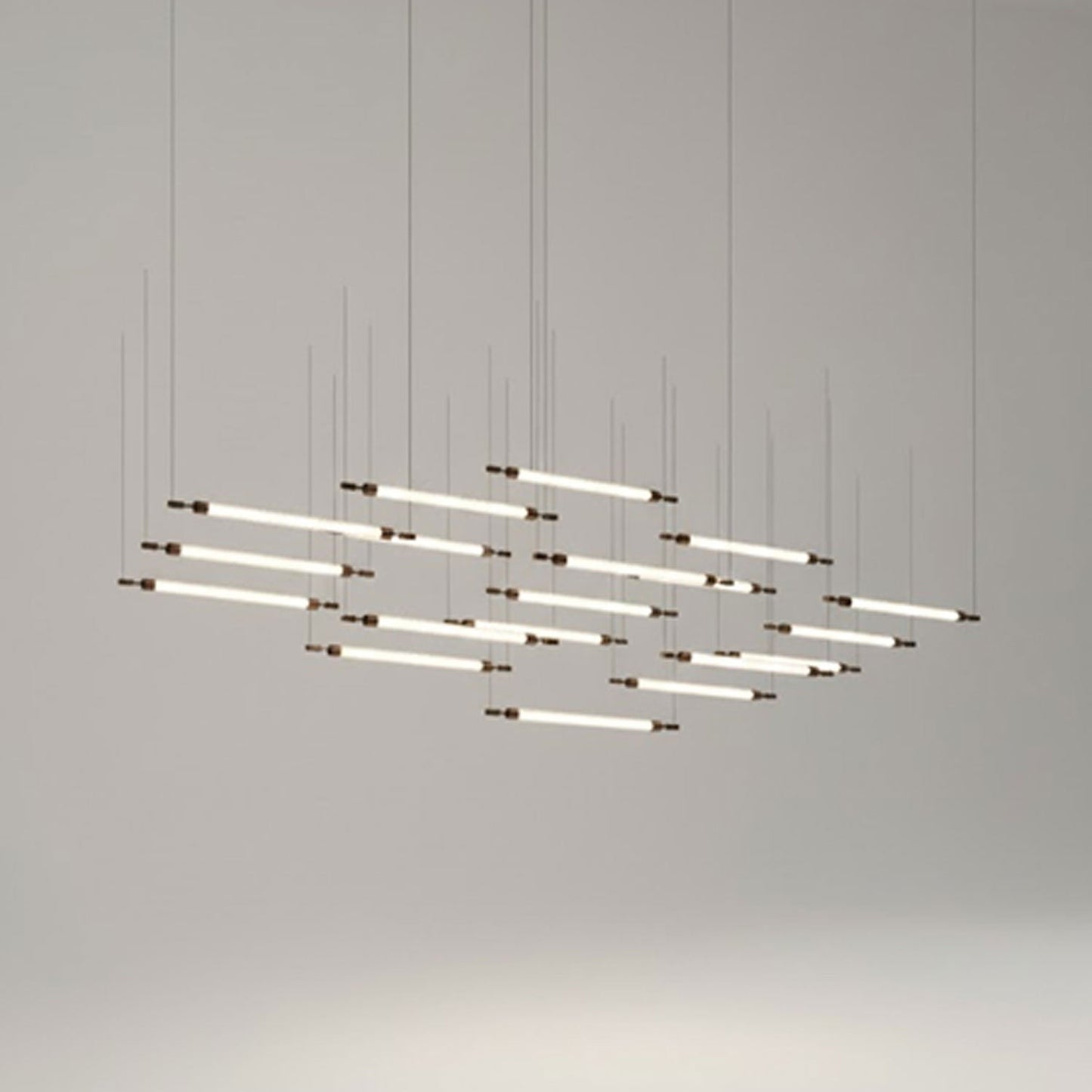 Crystal Grid Custom Statement Chandelier