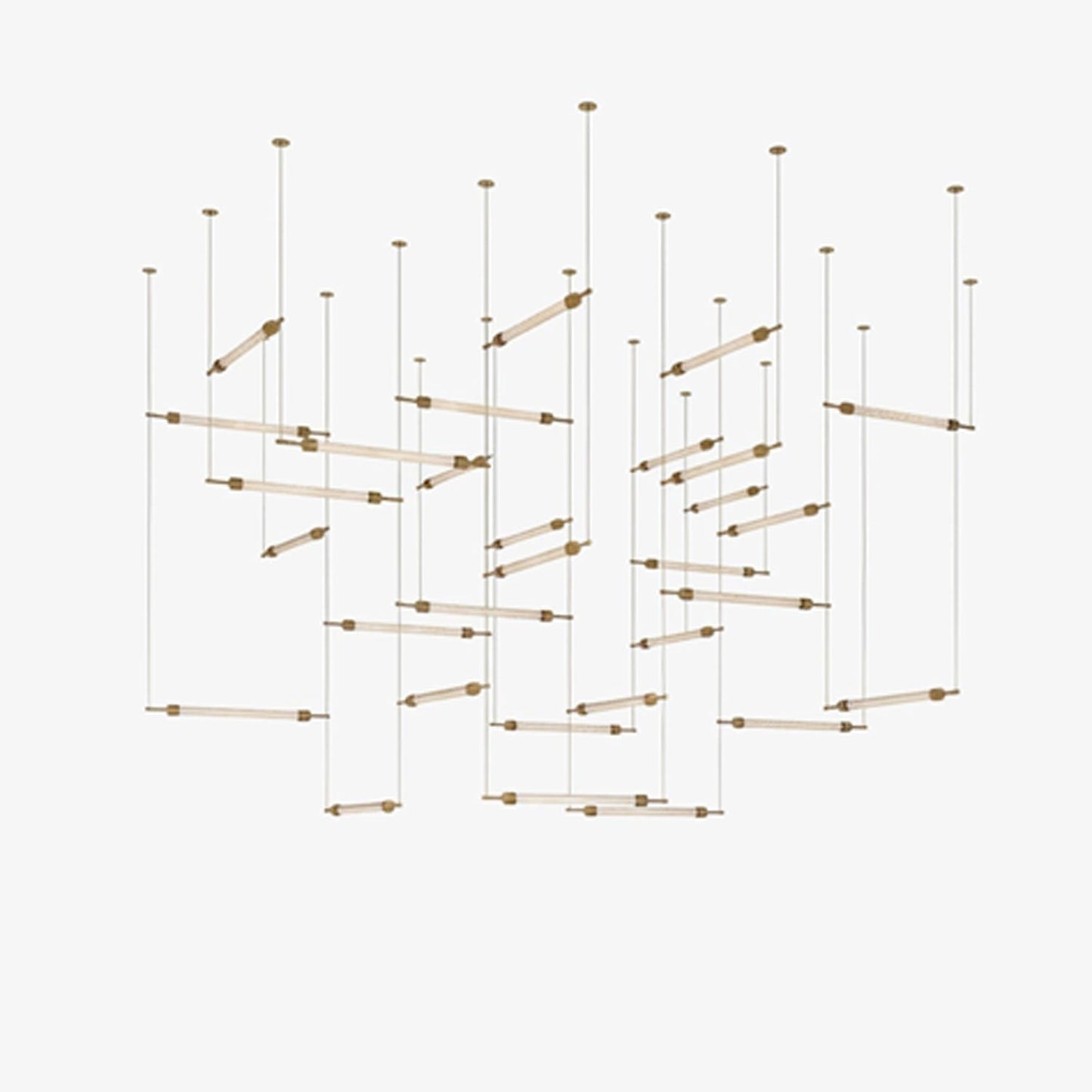 Crystal Grid Custom Statement Chandelier