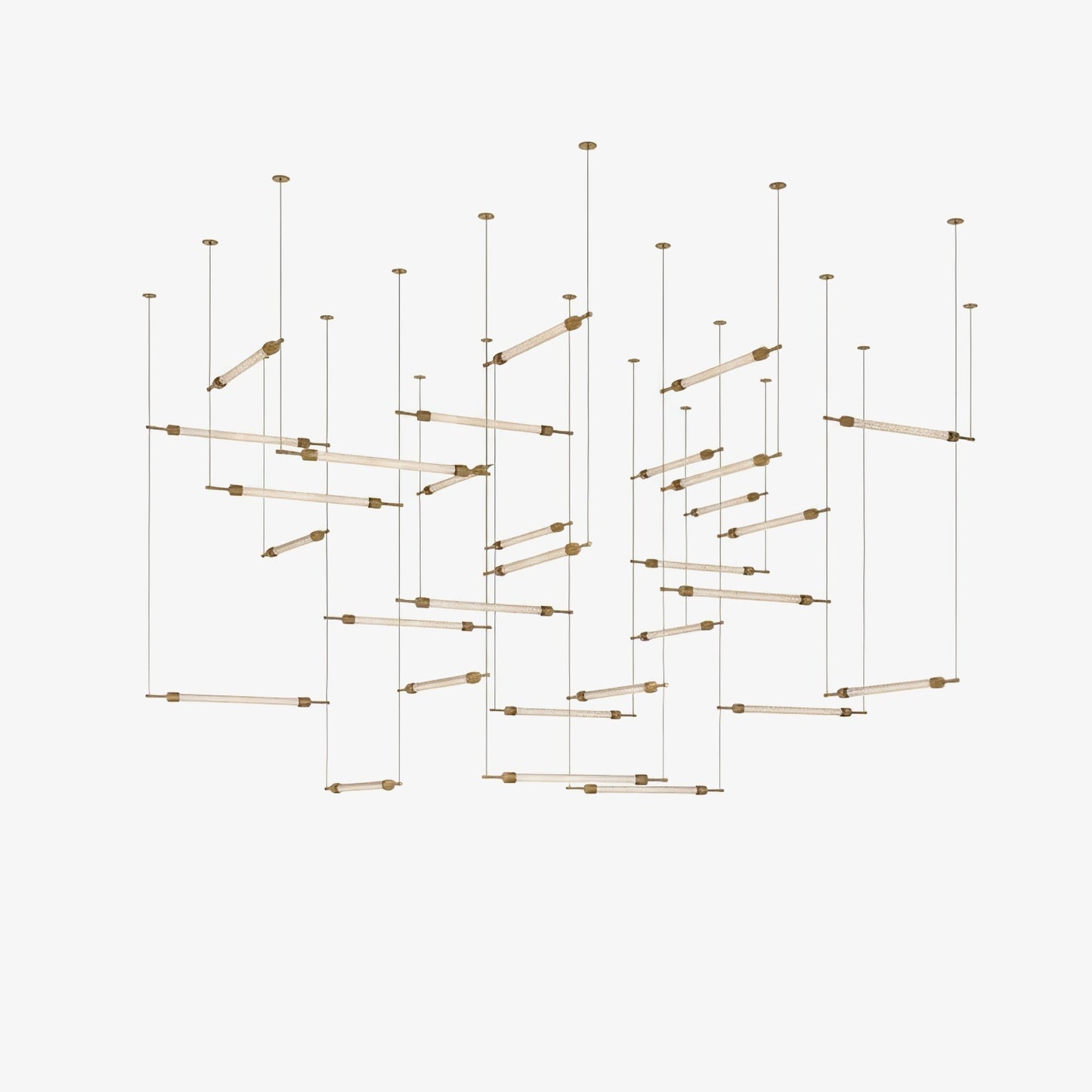 Crystal Grid Custom Statement Chandelier