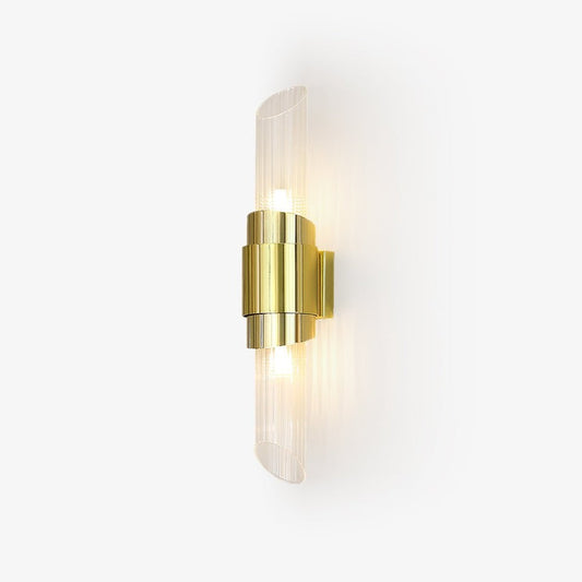 Crystal Line Gold Wall Light