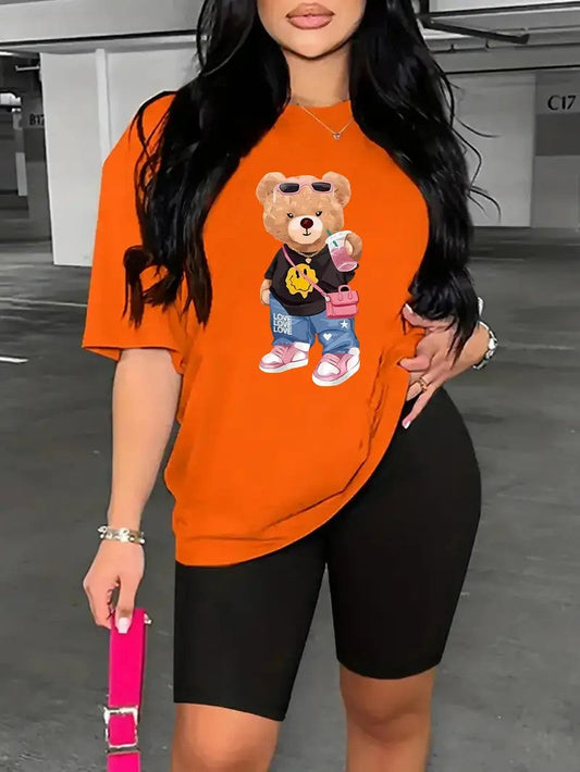 Elira Oversized Printed Tee