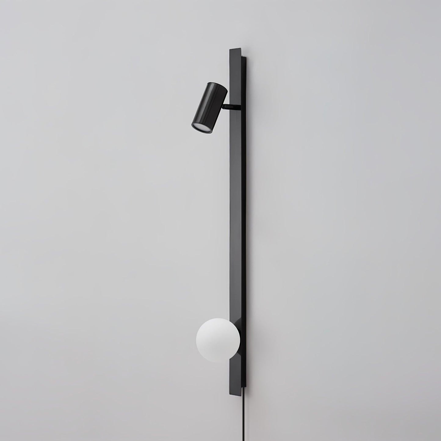 Extended Arm Plug-In Wall Light