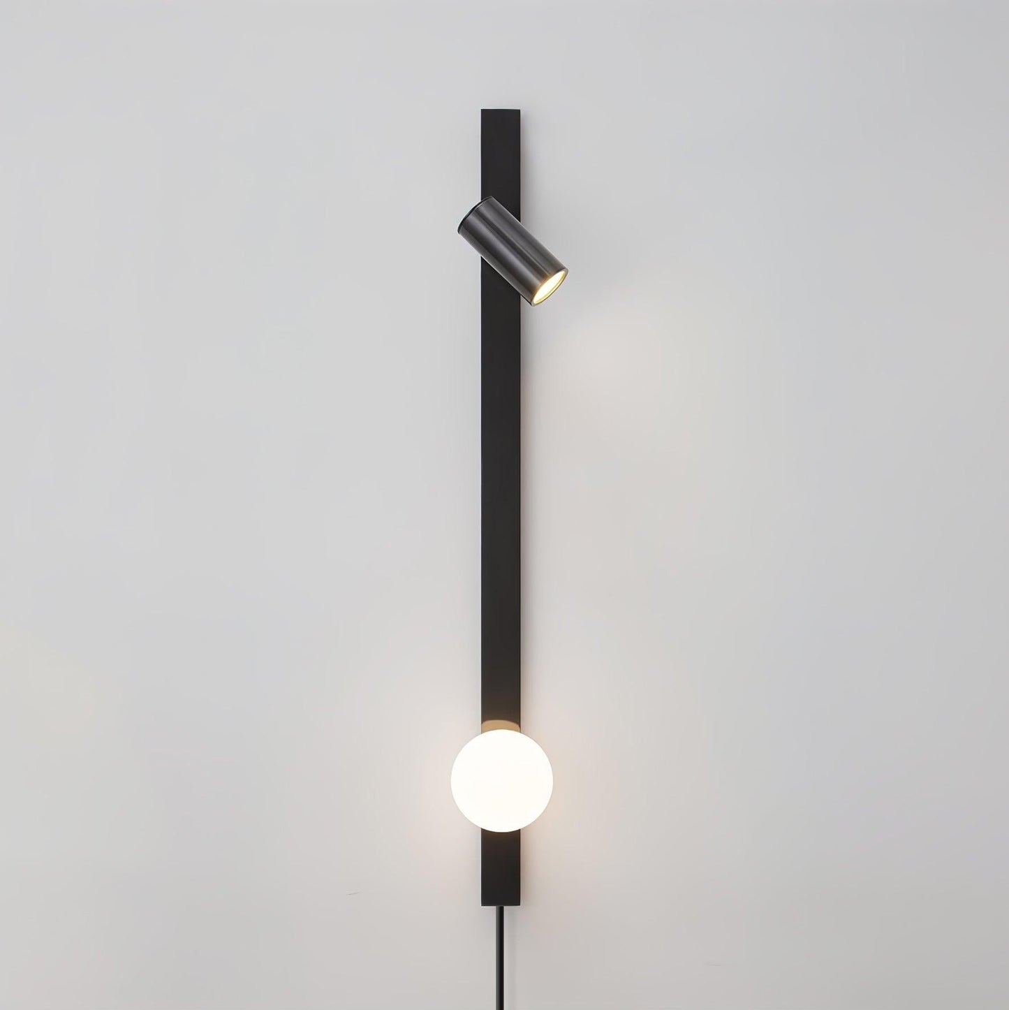 Extended Arm Plug-In Wall Light