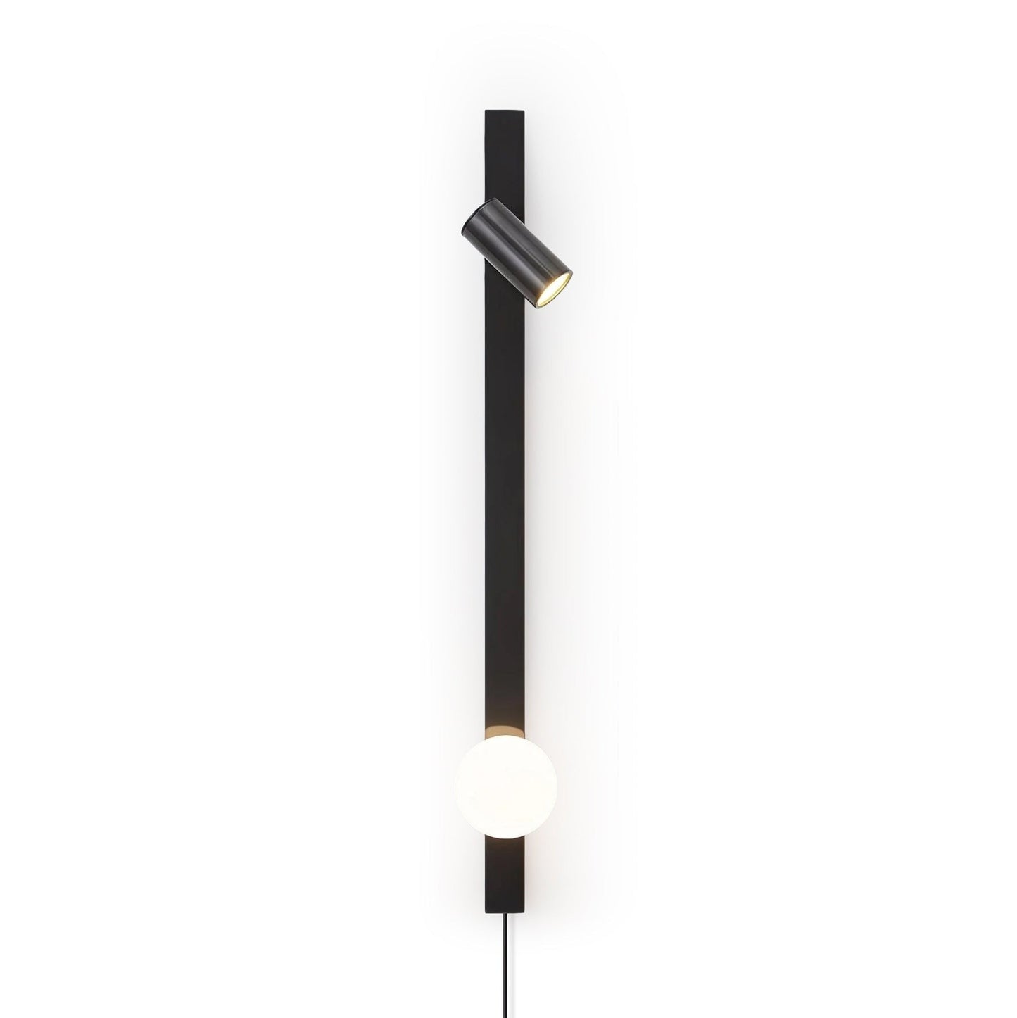 Extended Arm Plug-In Wall Light