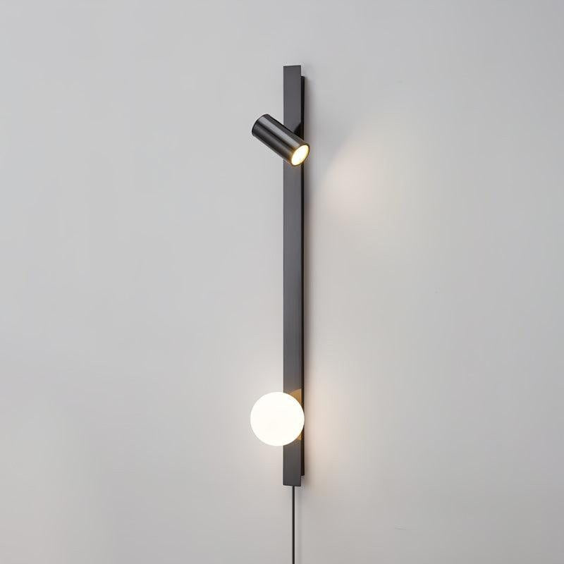 Extended Arm Plug-In Wall Light