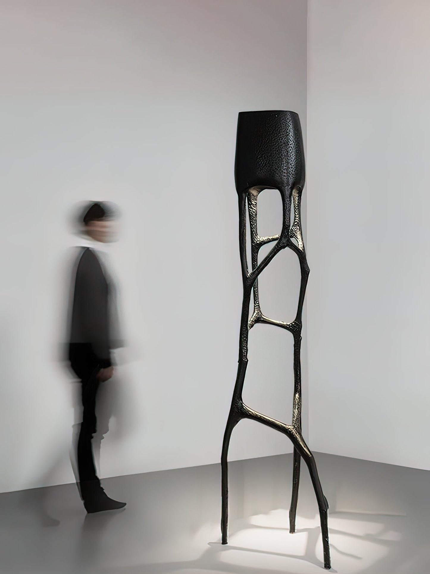 Gothic Sculptural Statement Floor Lamp