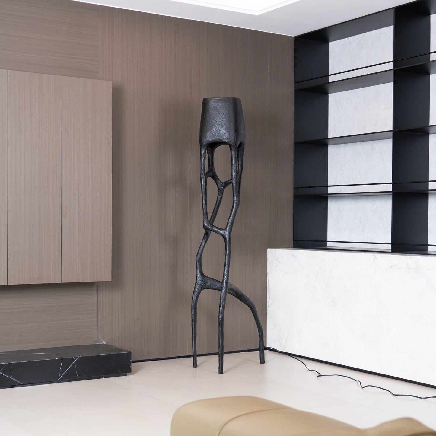 Gothic Sculptural Statement Floor Lamp