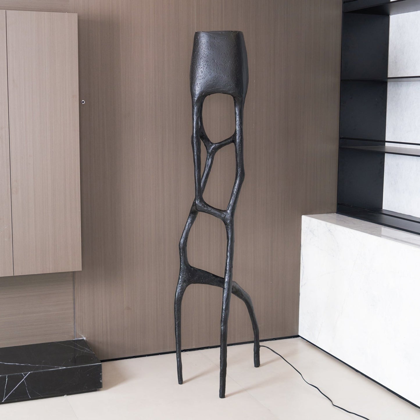 Gothic Sculptural Statement Floor Lamp