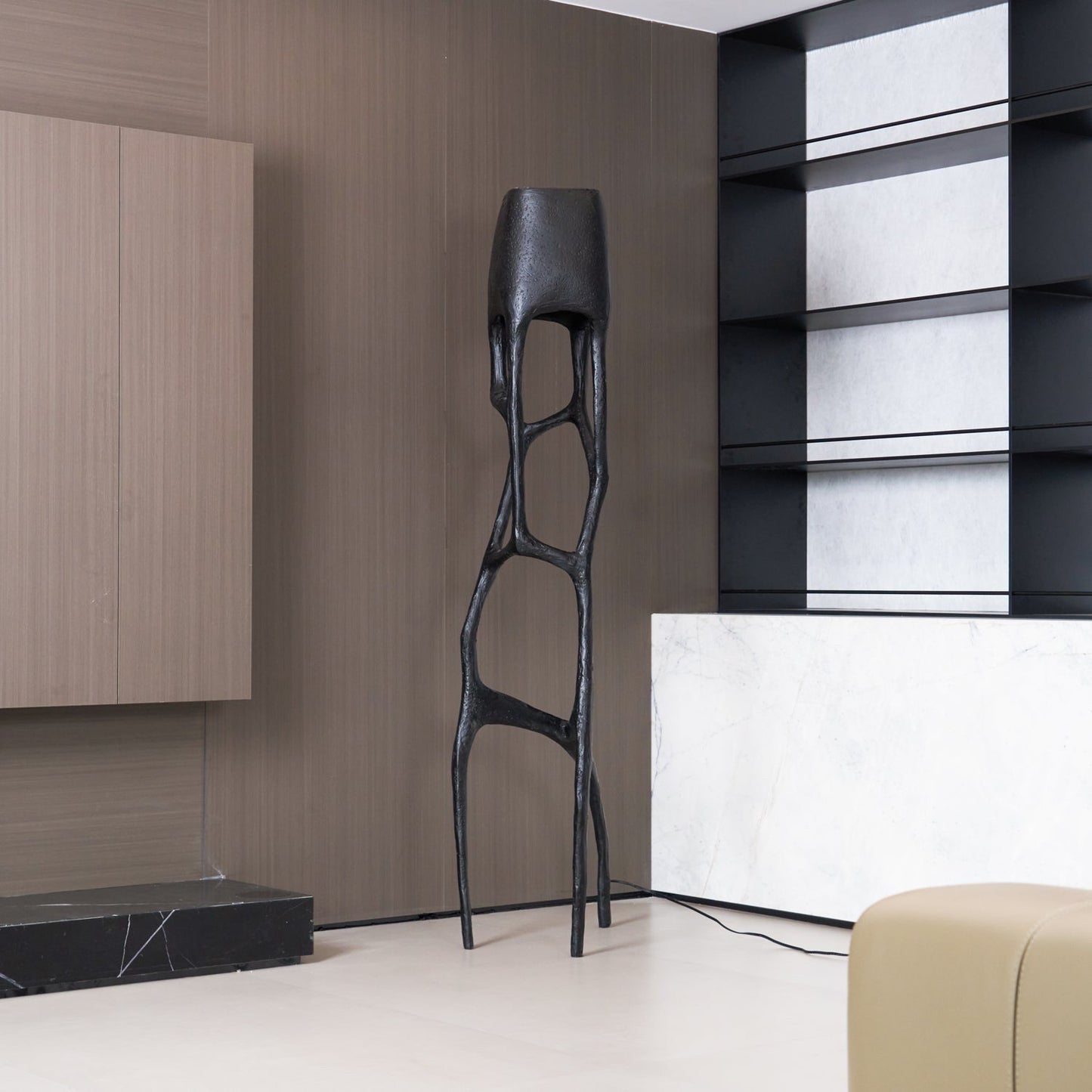 Gothic Sculptural Statement Floor Lamp