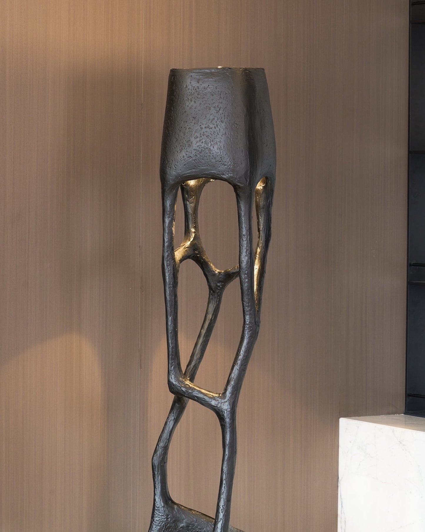 Gothic Sculptural Statement Floor Lamp
