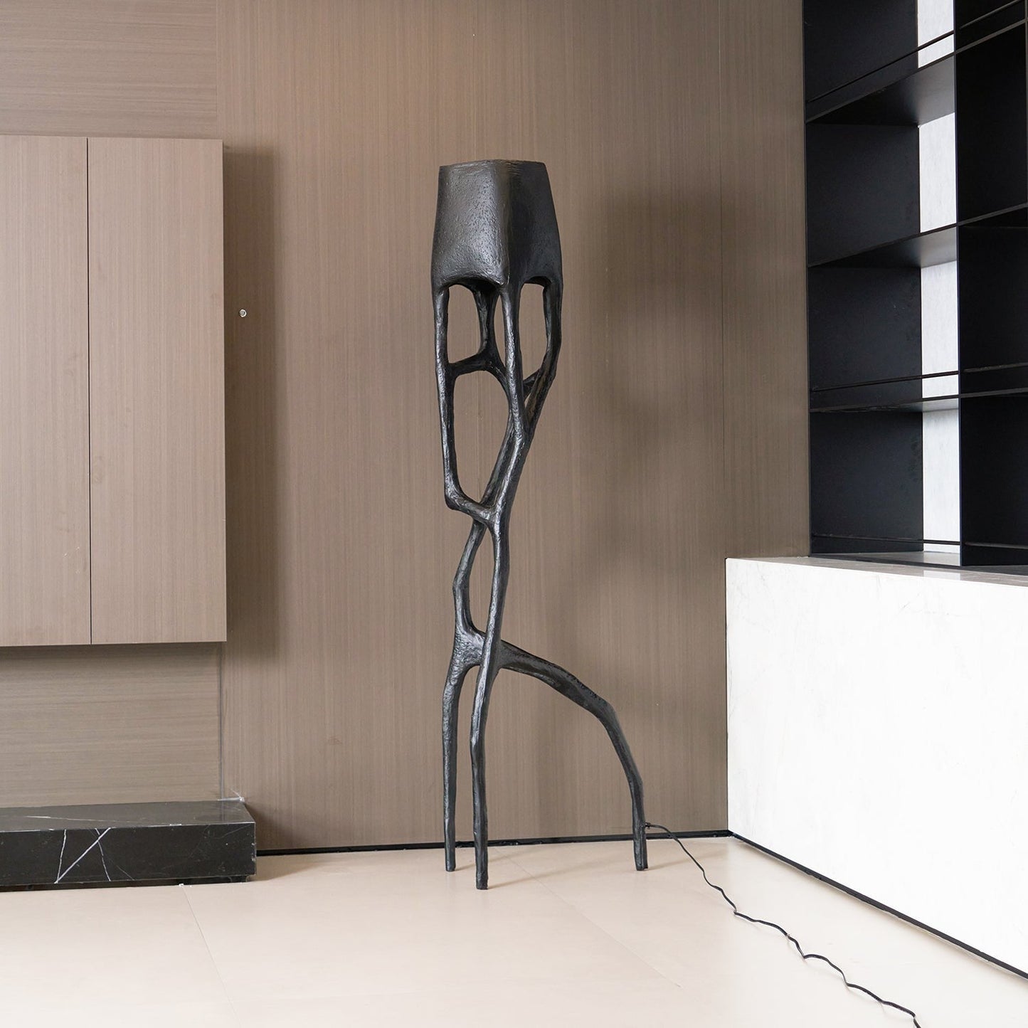 Gothic Sculptural Statement Floor Lamp