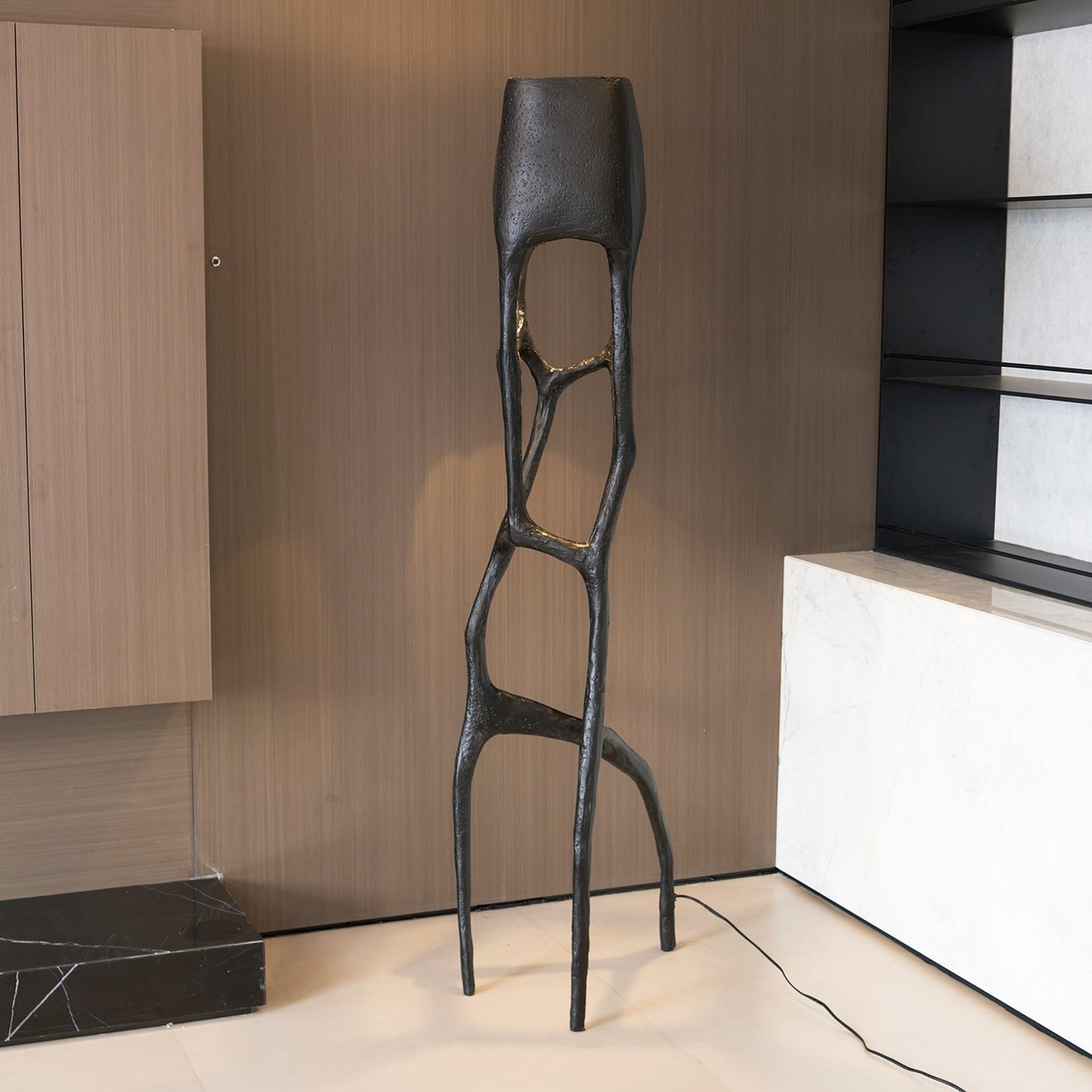 Gothic Sculptural Statement Floor Lamp