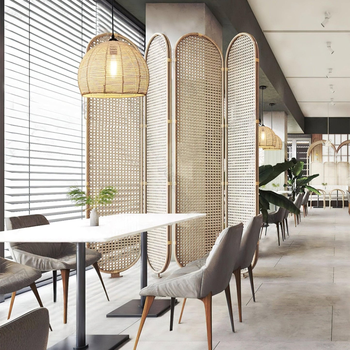 Handwoven Hemp Rope Statement Pendant