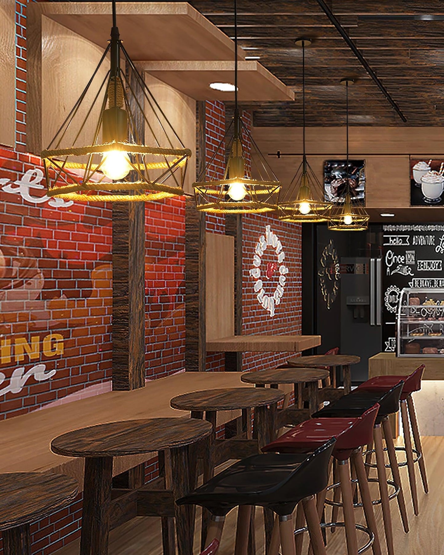 Handwoven Hemp Rope Statement Pendant