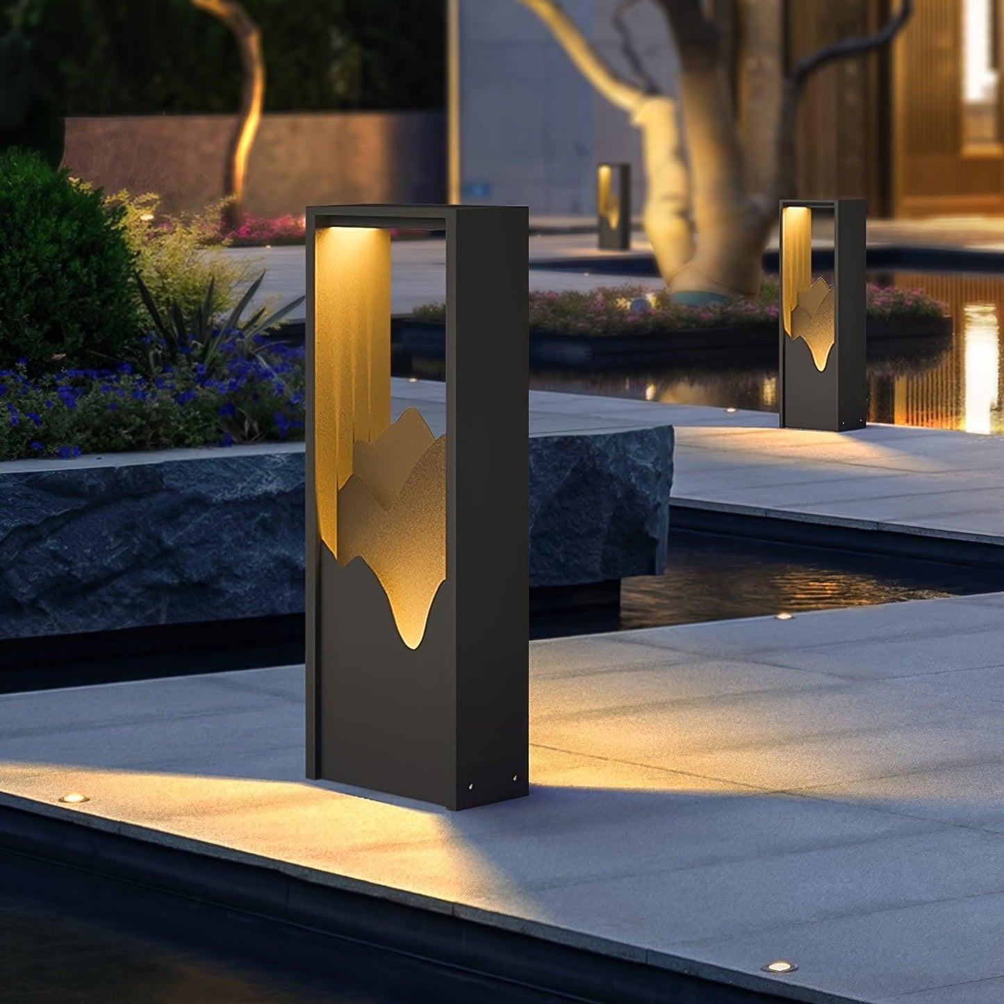 Linkmoon Modern Outdoor Garden Light