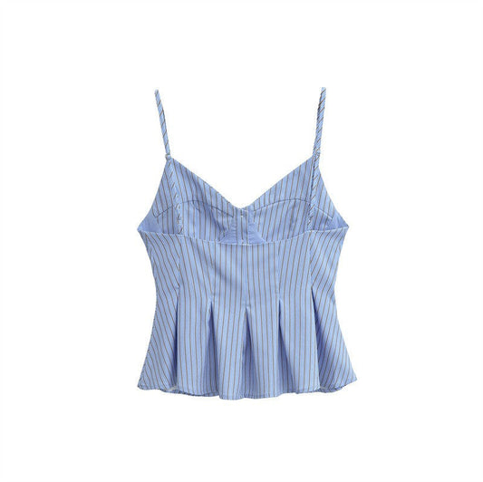 Liora Pleated Poplin Cami