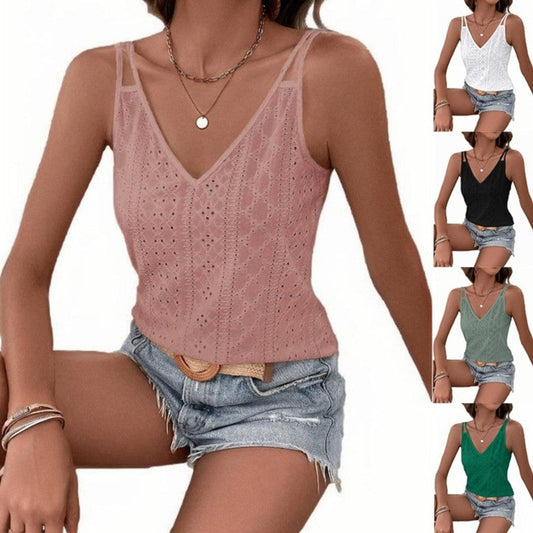 Maelis Jacquard V-Neck Cami