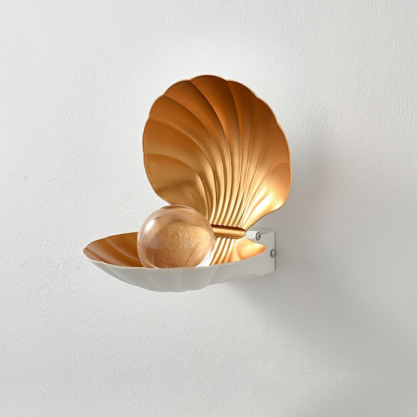 Pearl Shell Sculpted Wall Light