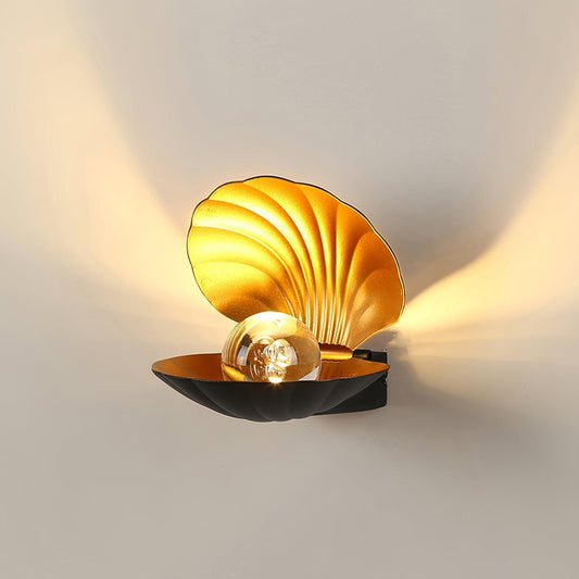 Pearl Shell Sculpted Wall Light