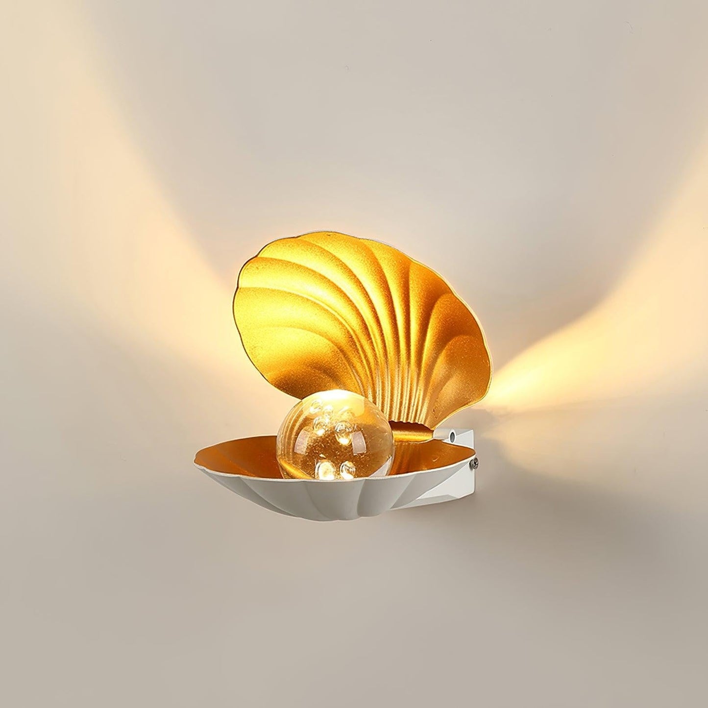 Pearl Shell Sculpted Wall Light