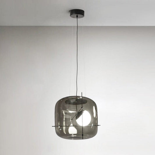 Plot Ventilated Glass Pendant Light