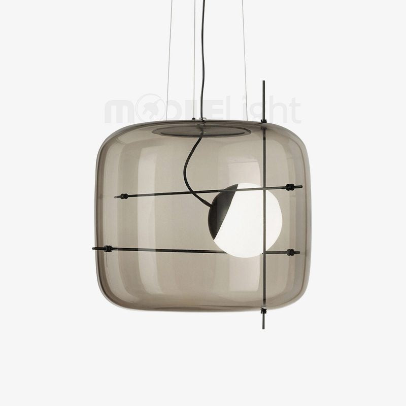 Plot Ventilated Glass Pendant Light