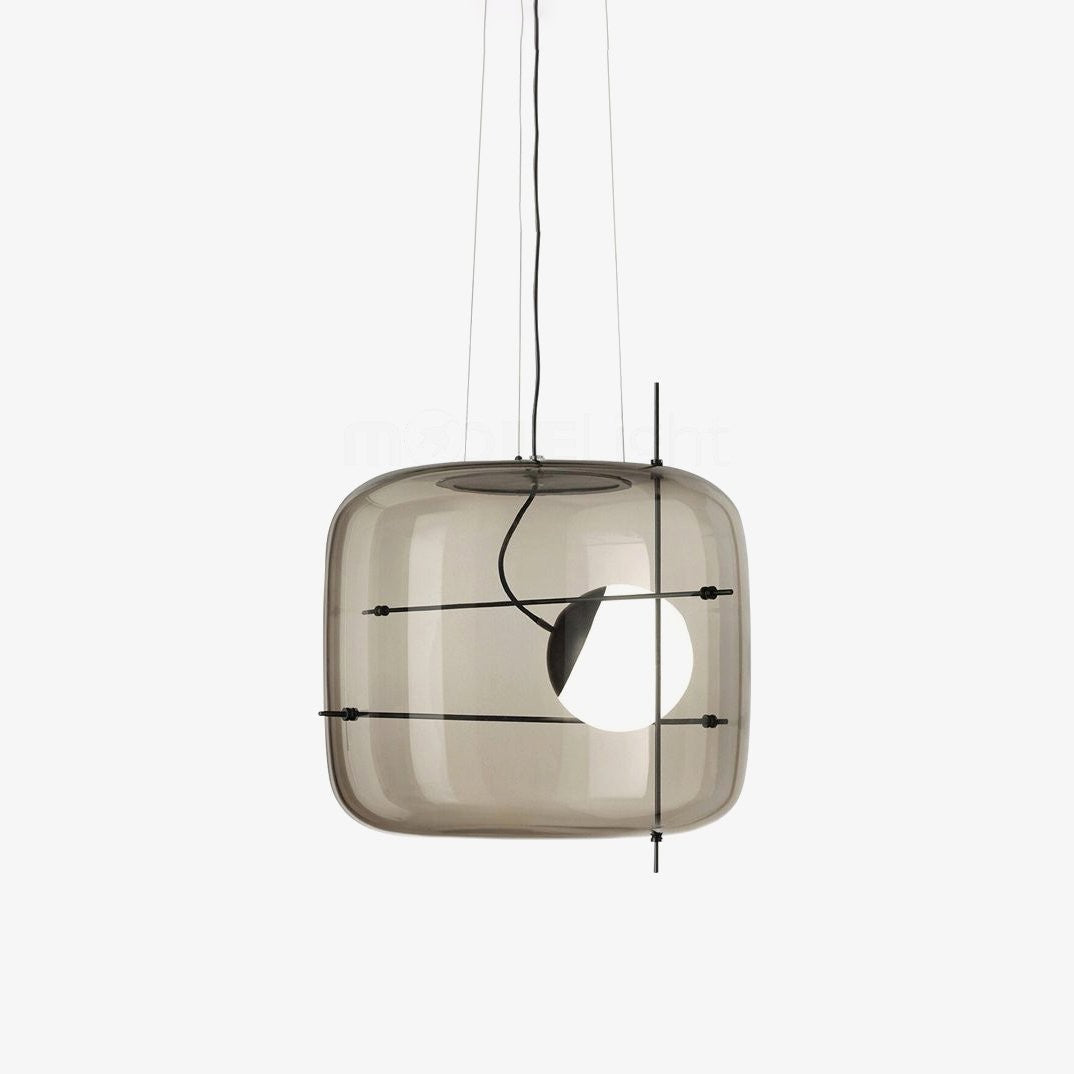 Plot Ventilated Glass Pendant Light