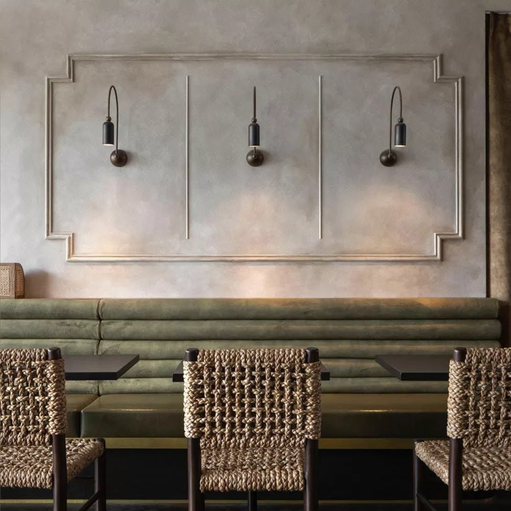 Sculptural Madame Figure Wall Light