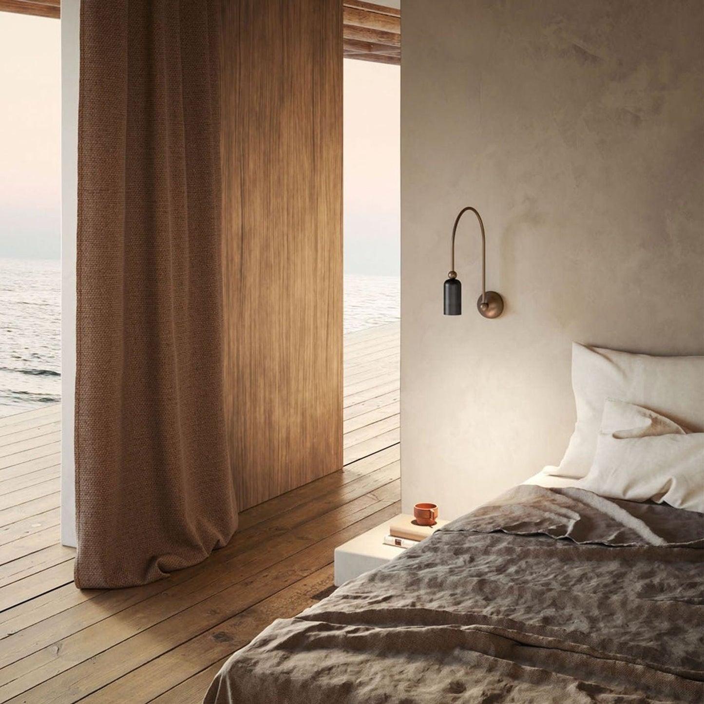 Sculptural Madame Figure Wall Light